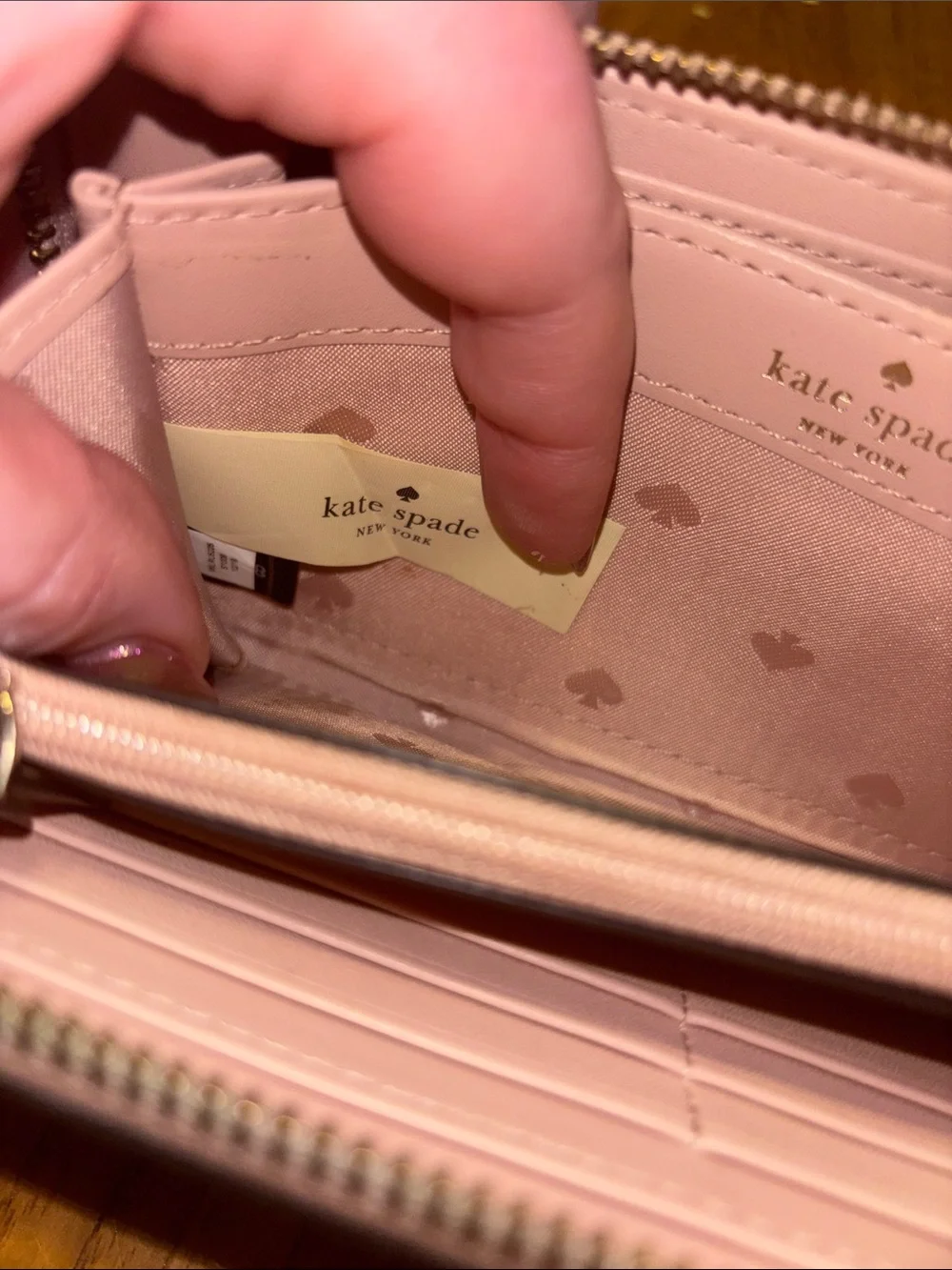 Kate Spade Pink Floral Butterfly Wallet